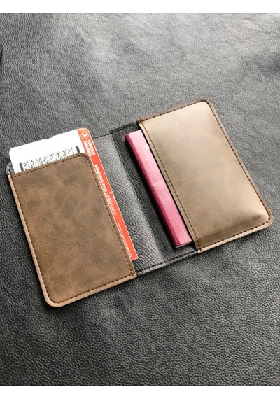 Vip Gift Voyager Pasaport Kılıfı Minimalist Vegan Suni Deri Pasaportluk Ka Lacivert