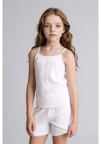 Defacto 3lü Pijama Takımı Kız Çocuk H4497a826smer2 Ekru-er2