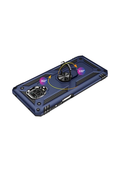 Teknomoda Xiaomi Redmi Note 9 Pro Tank Zirh Metal Yüzüklü Standli Kilif 471594932