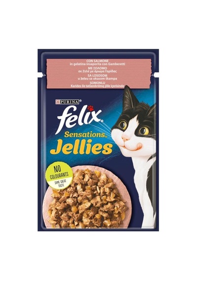 Sensation Somon & Karidesli Kedi Yaş Mama 26 X 85 Gr
