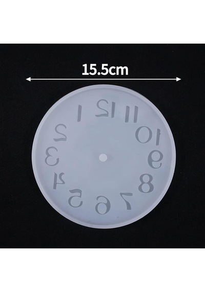 Silikon Epoksi Reçine Kalıp Saat Kalıbı 15,5cm