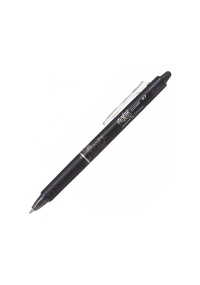 Pilot Tükenmez Kalem Frixion Clicker Bilye Uç Silinebilir 0.7 Mm Siyah Blrt-fr7-b Çok Renkli