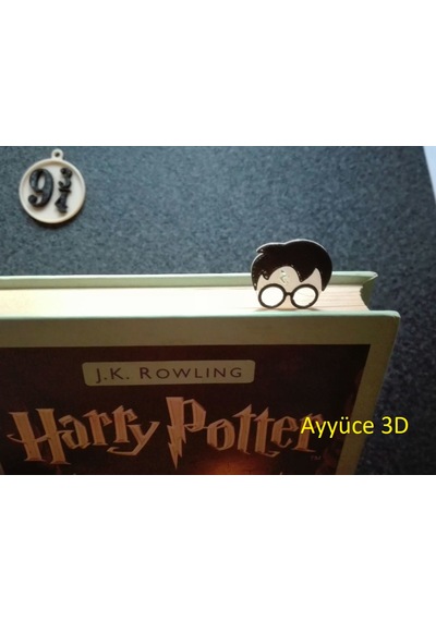 Ayyüce 3d, Harry Potter Kafa Figürlü Kitap Ayracı