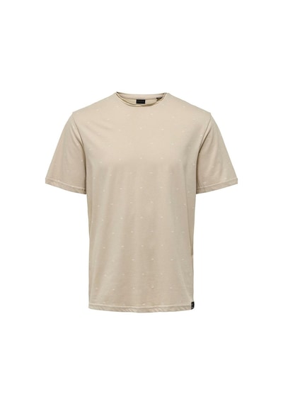 Only & Sons Onsmyron Lıfe Reg Ss Dıtsy Tee Cs 22029480 Gümüş 001