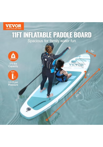Lethe Boards Stand Up Paddle Board 335 X 84 X 15 Cm Şişme Sörf Tahtası Full Set Sup