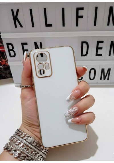 Xiaomi Mi 12 Lite Parlak Kılıf Modeli Beyaz