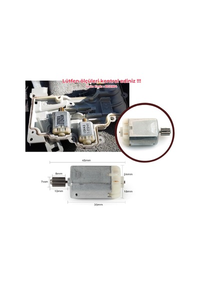 Kapı Kilit Büyük Motor Dişli Audi Vw Skoda Porsche İçin