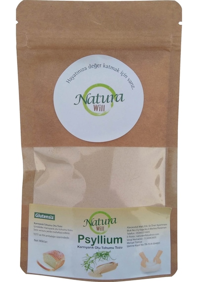 Natura Will Psyllium Karnıyarık Otu Tohumu Tozu 100 G