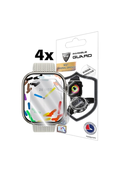 Watch 9 Hk 9 Pro Plus İle Uyumlu Ipg Hydrogel Ekran Koruyucu 4 Adet
