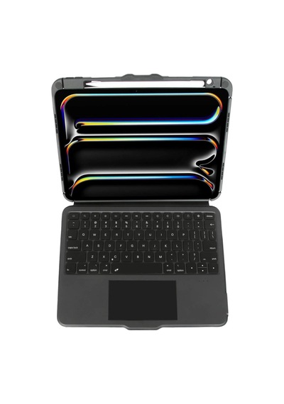 Thz989tr Versavu Apple iPad Uyumlu Pro 13 İnch M5/m4 Aydınlatmalı Bluetooth Türkçe Klavyeli Kılıf