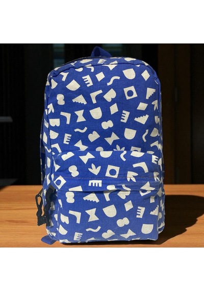 Old Cotton Cargo Kaliteli Mini Vintage Salaş Disayn Günlük Sırt Gezi Çantası 21 Cm X 34 Cm Mavi