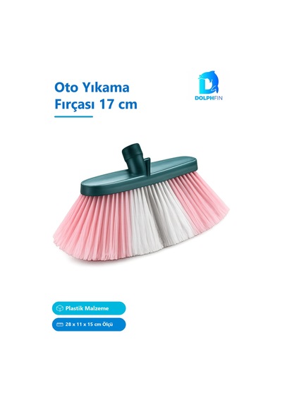 Oto Yıkama Fırçası 17 Cm Çok Renkli Plastik