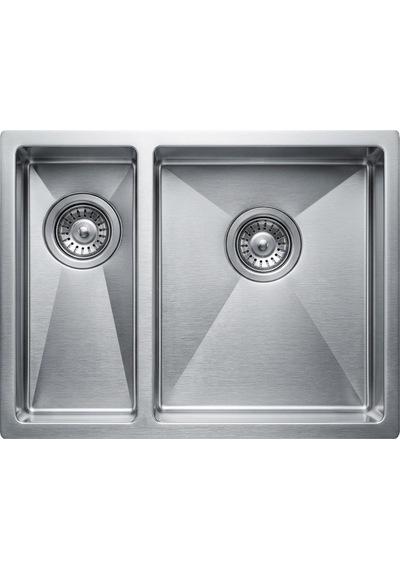 Livinox 38x40x23cm 1,5 Gözlü Damlalıksız Polisajlı Küçük Göz Solda Paslanmaz Çelik Eviye Inox