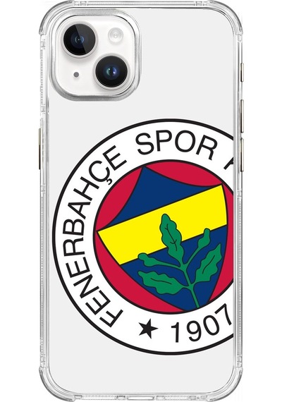 İphone 15 Uyumlu Fenerbahçe Büyük Logo Şeffaf Lisanslı Telefon Kılıfı
