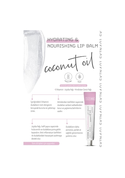 Skin401 Nemlendirici Ve Besleyici Dudak Balmı 15ml