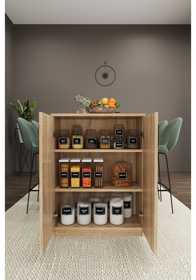 Asra Trend Mutfak Adası MA-04 %100 MDF Dolaplı Yemek ve Bar Masası Sonoma Asra Trend Mutfak Adası MA-04 %100 MDF Dolaplı Yemek ve Bar Masası Sonoma