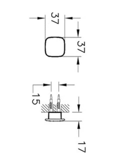 VitrA Eternity Küçük Kare Askı A44880 Çok Renkli