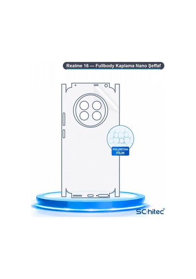 Realme 16 Uyumlu Fullbody Arka Kaplama Hidrojel Koruyucu Film 79013556