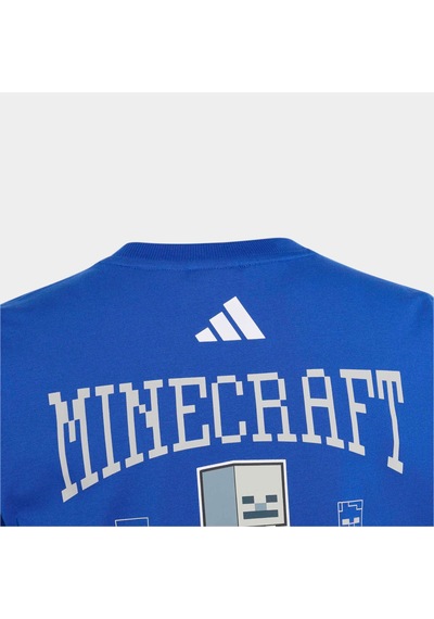 Adidas Minecraft Çocuk Mavi Tişört Kh3201