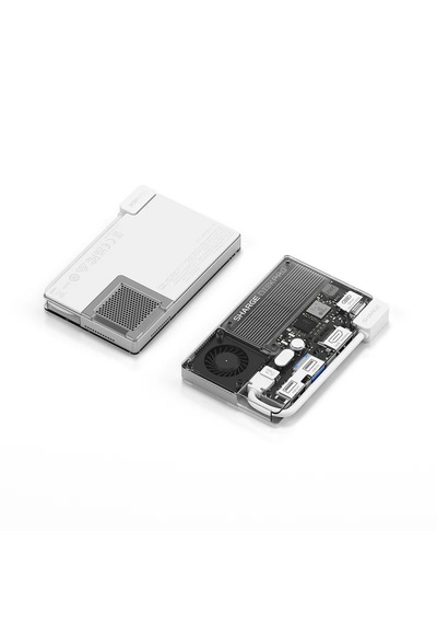 Sharge Disk Pro 4tb Dahili Nvme Ssd Li Aktif Soğutmalı 5 İ 1 Arada Usb-c Çok Portlu Hub, 10gbps Taşınabilir Ssd, Hdmı 2.1 Ve Usb-a Destekli