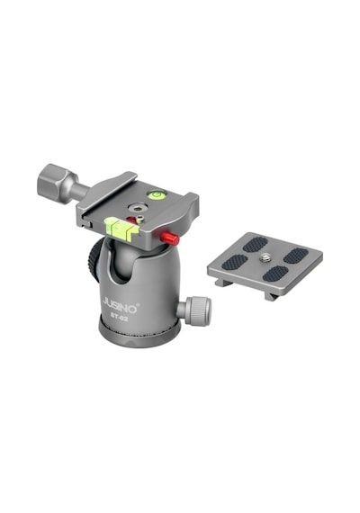 Jusino Bt-02 Profesyonel Tripod Kafası Aluminyum Gümüş Renk