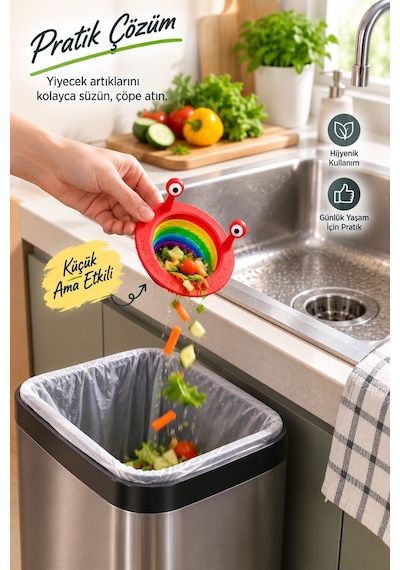 Renk 6 Kademeli Silikon Lavabo Süzgeci Gider Tıkacı Mutfak Banyo Lavabo Kapağı