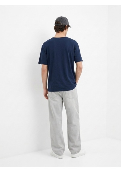 LTB V Yaka Basic Lacivert T-shırt