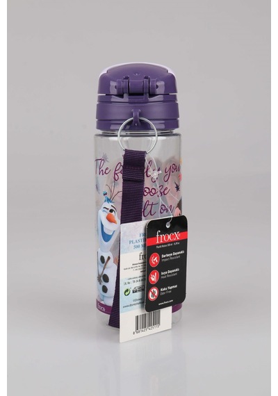 Dekomus Cep Defteri İle Yeni Sezon Lisanslı Frozen Elsa 500 Ml Trıtan Matara Altın