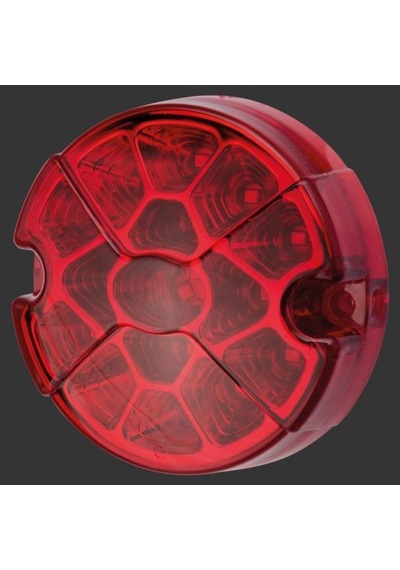 12v-24v Stop Lambası Park-fren 17 Ledli Kırmızı 95 Mm