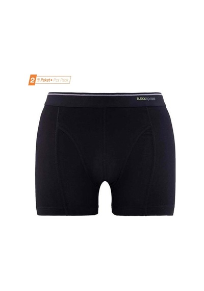 Blackspade 2'Li Paket Erkek Boxer-Siyah