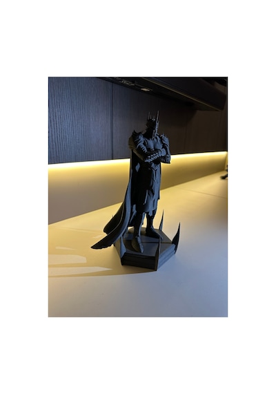 Sauron Heykeli- Siyah Sauron Figürü & Heykel-yüzüklerin Efendisi 25 Cm