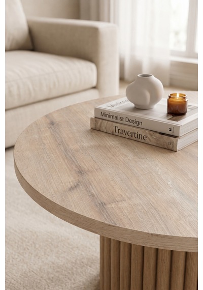 Soyasis Petra Bohem Orta Sehpa 70 Cm - Safir Meşe