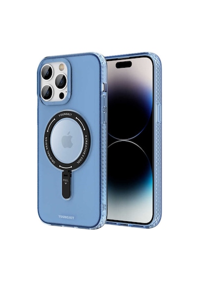 YoungKit Apple Uyumlu iPhone 14 Pro Kılıf Magsafe Şarj Özellikli Youngkit Rock Serisi Kapak Youngkit-10181