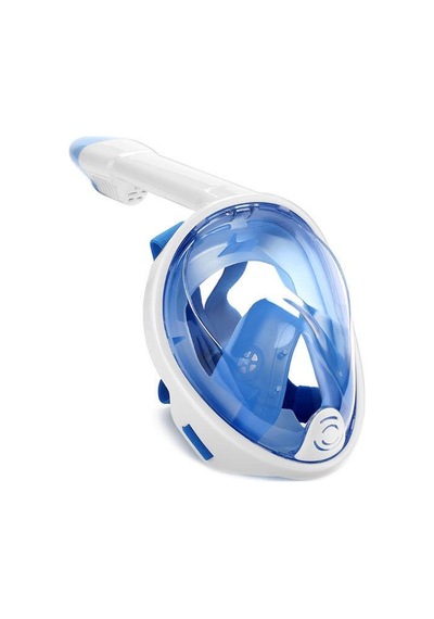 Full Face Snorkel Tam Yüz Dalış Maskesi Maske Set S-M Bermuda - 7 Çok Renkli