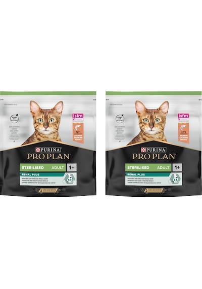 Purina Pro Plan Renal Plus Sterilesed Somonlu Kısırlaştırılmış Kedi Kuru Maması 2 x 400 G