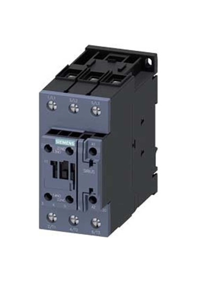 Siemens 3rt2038-1nb30 Üç Fazlı- Sirius Kontaktör- Dc 20-33v Bobinli- 37 Kw- 1no 1nc