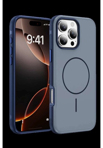 İphone 16 Pro Max Neksa Magsafe Kapak - Lacivert