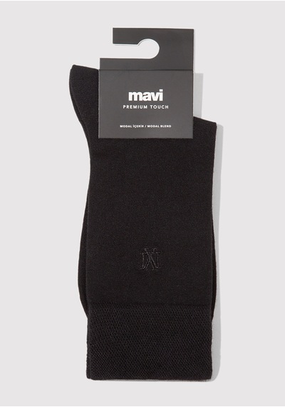 Mavi - Siyah Soket Çorap 0911965-900 Siyah