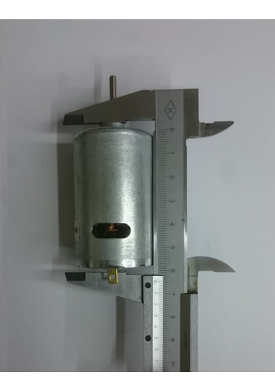 24V Dc 7500Rpm Uzun Milli Motor 37 MM Çap