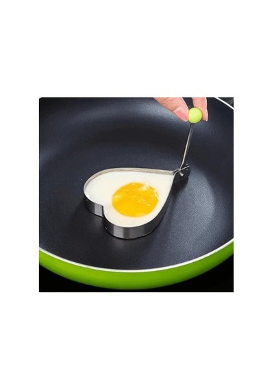Metalik Şeklinde Metal Omlet Yumurta Ve Krep Kalıpları