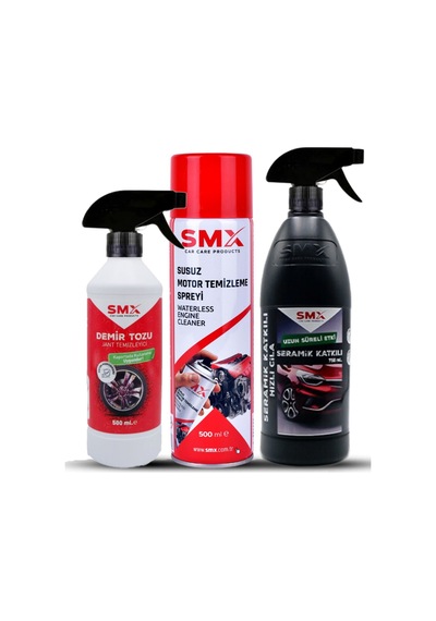 Susuz Motor Temizleme Spreyi / Demir Tozu / Jant Temizleyici / Seramik Cila / Hızlı Cila / Prati