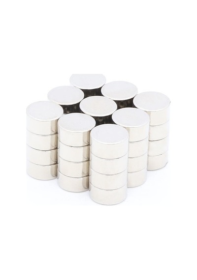 25 Adet 10 X 5 Mm Yuvarlak Güçlü Neodyum Mıknatıs