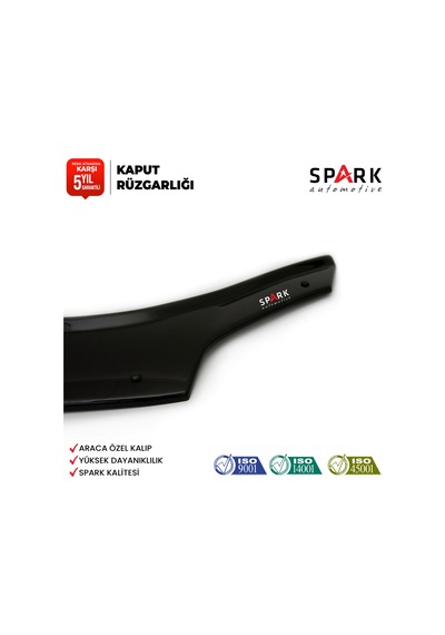 Citroen Berlingo 2004-2009 Yılı Arası Uyumlu Kaput Rüzgarlığı 3mm