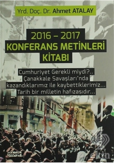 2016 2017 Konferans Metinleri Kitabı/Ahmet Atalay