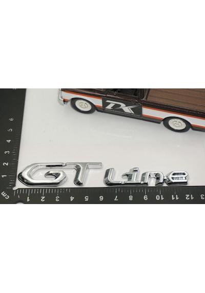 Dk Tuning Gt Line Bagaj Krom Metal Yazı Logo Arma Peugeot İle Uyumlu Bagaj Arma