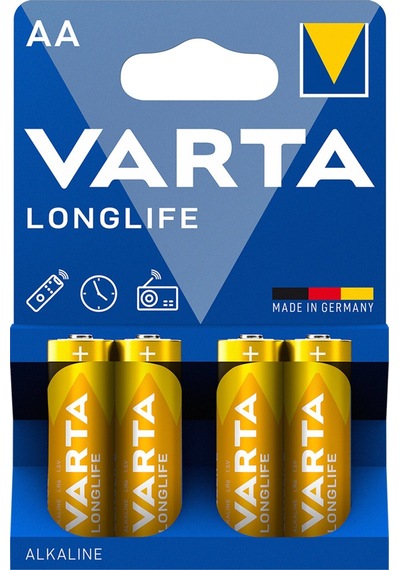 Varta Longlife Aa Kalem Pil 4'lü Paket Alkalin