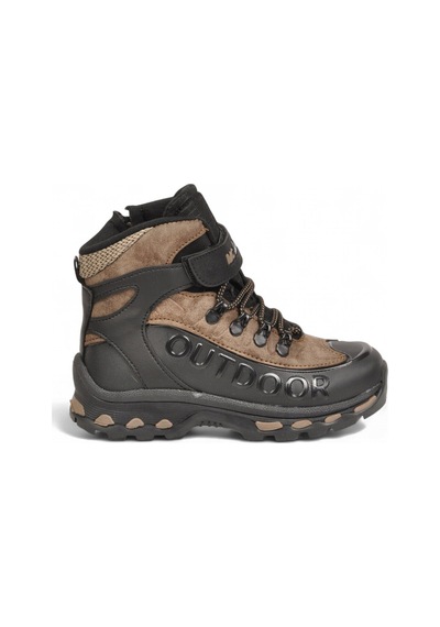 Mc Jamper Siyah-vizon Polarlı Kaymaz Tabanlı Soğuğa Dirençli Unisex Çocuk Outdoor Bot 2115