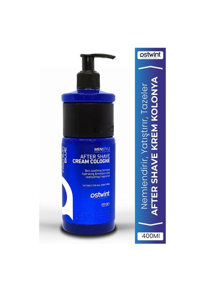 Tıraş Sonrası Krem Kolonya Balsam Premium Blue 400 Ml