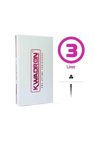 Kwadron Pmu Optima 30/3 Rllt Round Liner Long Taper - Kartuş Pmu İğnesi