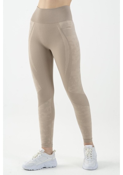 Maraton Active Slimfit Kadın Fitness Açık Vizon Tayt 812081-açık Vizon